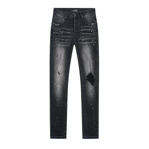 AMIRI Black Distressed Jeans